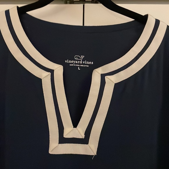 Vineyard Vines Navy Tunic Dress - Picture 2 of 2